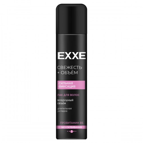 EXXE лак для волос СВЕЖЕСТЬ+ОБЪЕМ сильная фиксация